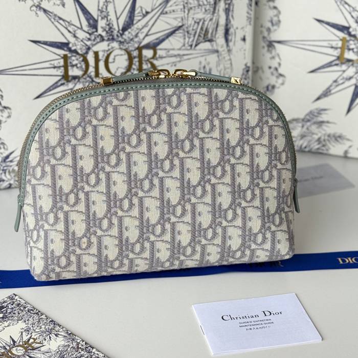 DIOR ポーチ オブリーク メンズ 15.5×24×7cm