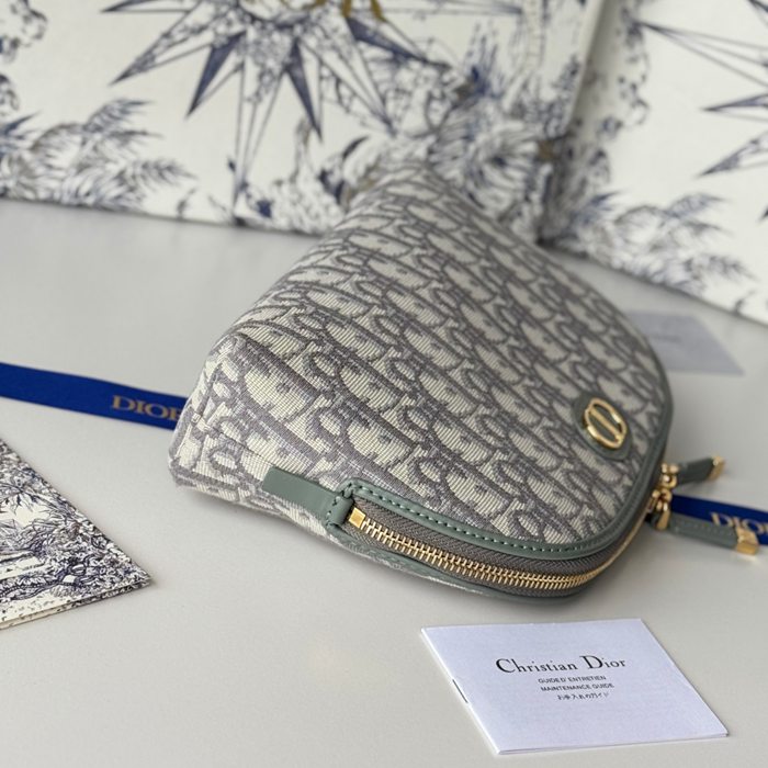 DIOR ポーチ オブリーク メンズ 15.5×24×7cm