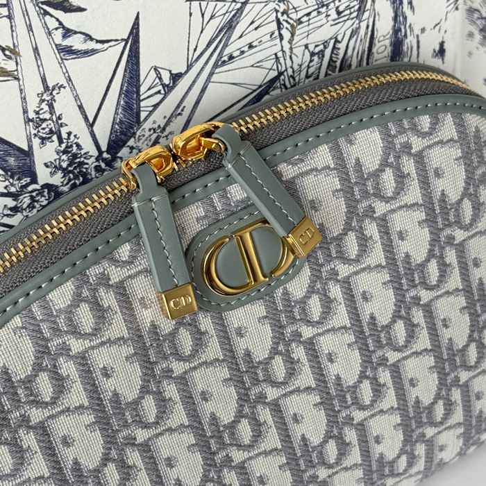 DIOR ポーチ オブリーク メンズ 15.5×24×7cm