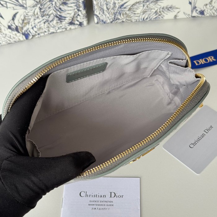 DIOR ポーチ オブリーク メンズ 15.5×24×7cm