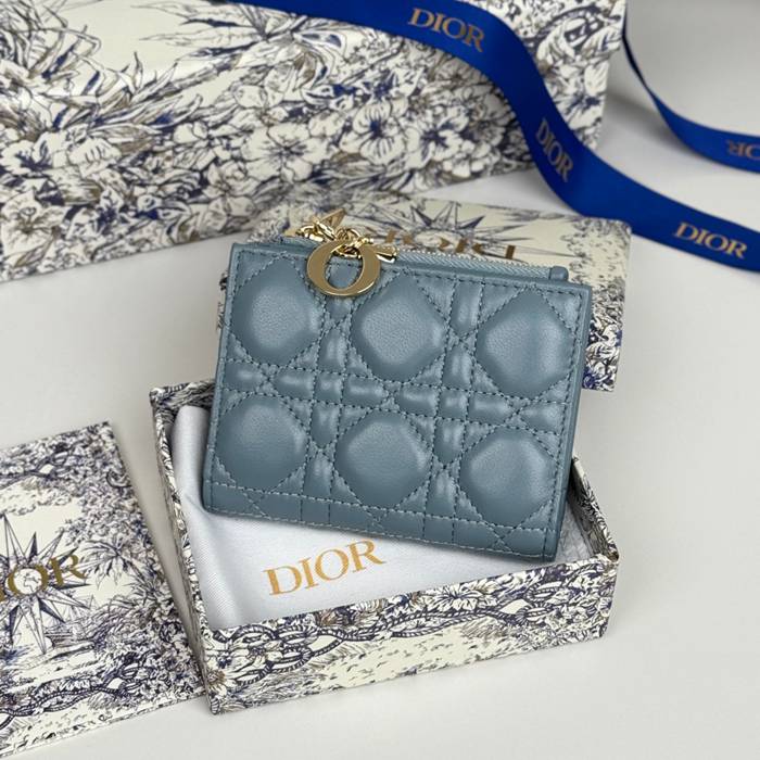 DIOR カロ ダリア ウォレット ラムスキン レディース 11.5×9×2cm DIOR カロ ダリア ウォレット ラムスキン レディース 11.5×9×2cm