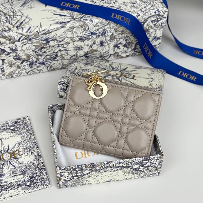 DIOR カロ ダリア ウォレット ラムスキン レディース 11.5×9×2cm DIOR カロ ダリア ウォレット ラムスキン レディース 11.5×9×2cm