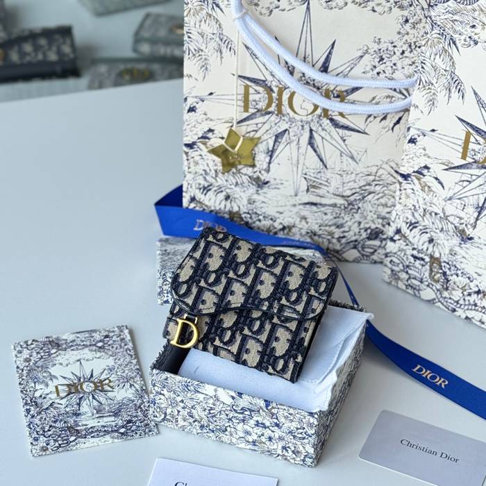 DIOR 三つ折り財布 レディース 10×8×2cm DIOR 三つ折り財布 レディース 10×8×2cm