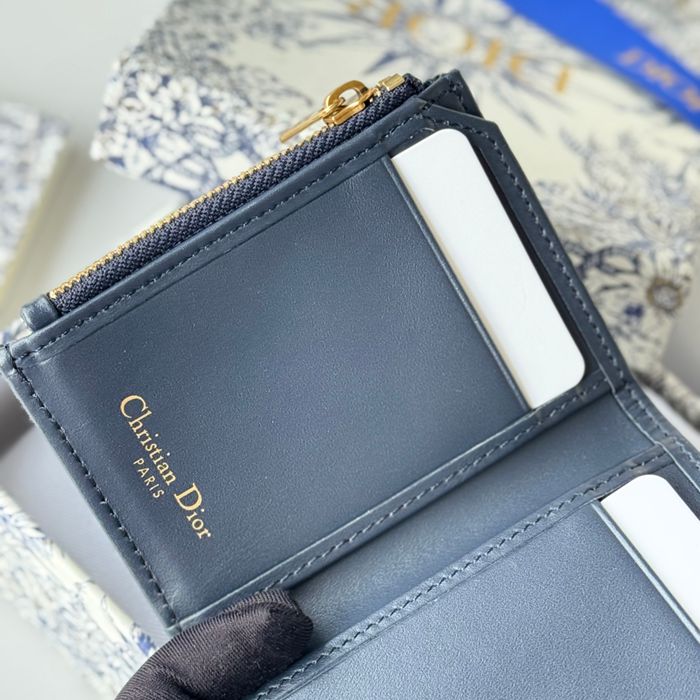 DIOR 三つ折り財布 レディース 10×8×2cm