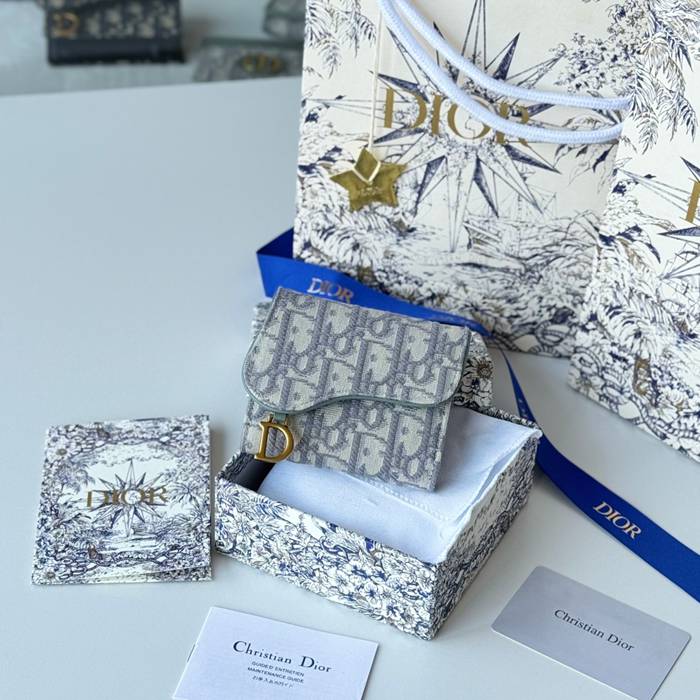 DIOR 三つ折り財布 レディース 10×8×2cm DIOR 三つ折り財布 レディース 10×8×2cm
