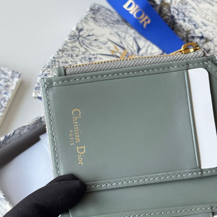 DIOR 三つ折り財布 レディース 10×8×2cm