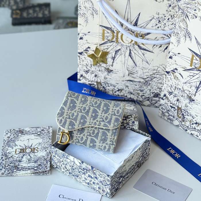 DIOR 三つ折り財布 レディース 10×8×2cm DIOR 三つ折り財布 レディース 10×8×2cm