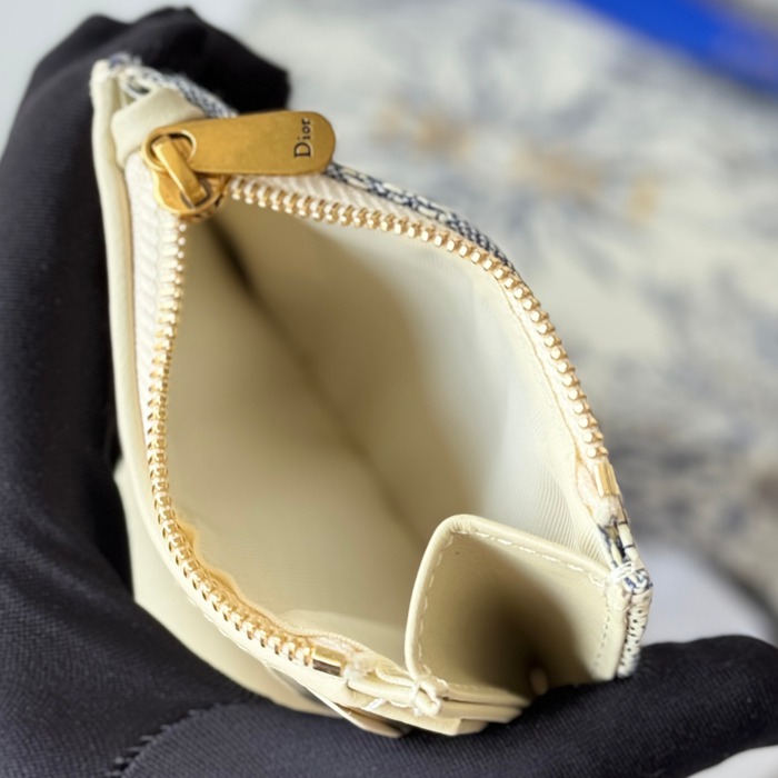 DIOR 三つ折り財布 レディース 10×8×2cm