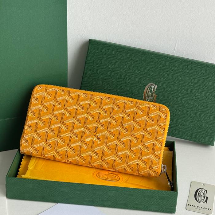 GOYARD ロングウォレット コットンキャンバス ユニセックス 20×11×2.3cm