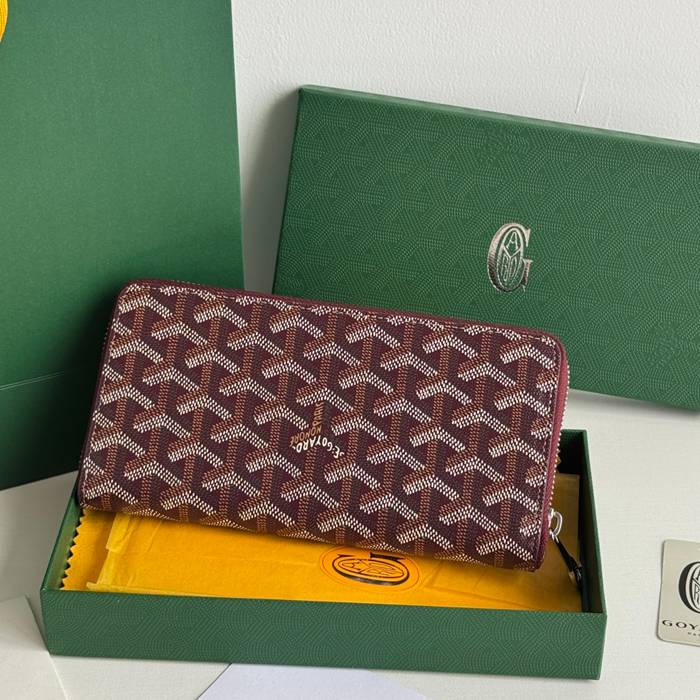 GOYARD ロングウォレット コットンキャンバス ユニセックス 20×11×2.3cm