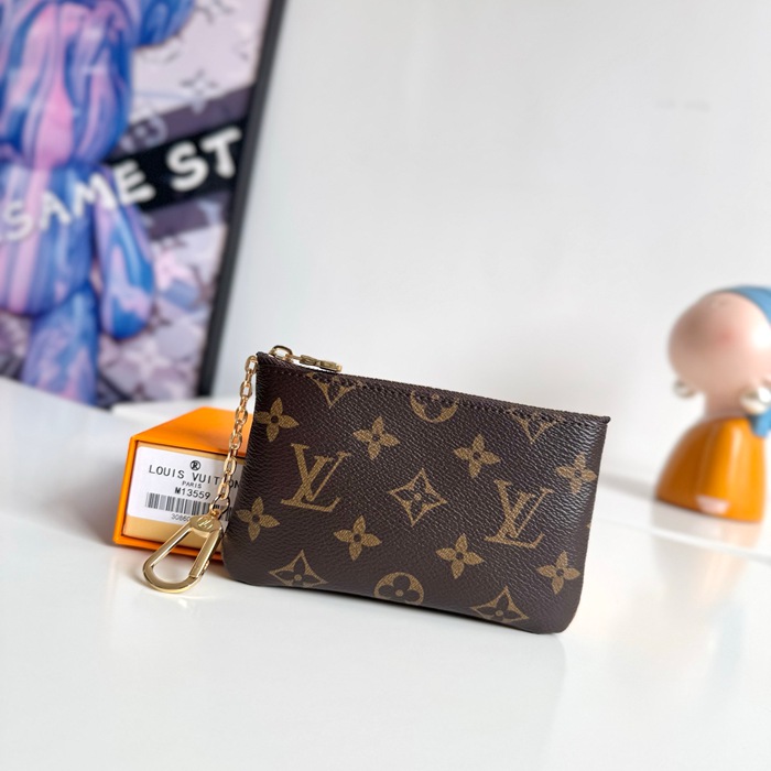 LOUIS VUITTON ポシェット クレ スモール モノグラム キャンバス レディース 15×9×1cm LOUIS VUITTON ポシェット クレ スモール モノグラム キャンバス レディース 15×9×1cm