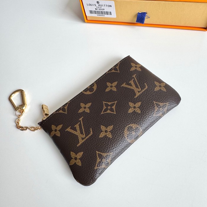 LOUIS VUITTON ポシェット クレ スモール モノグラム キャンバス レディース 15×9×1cm