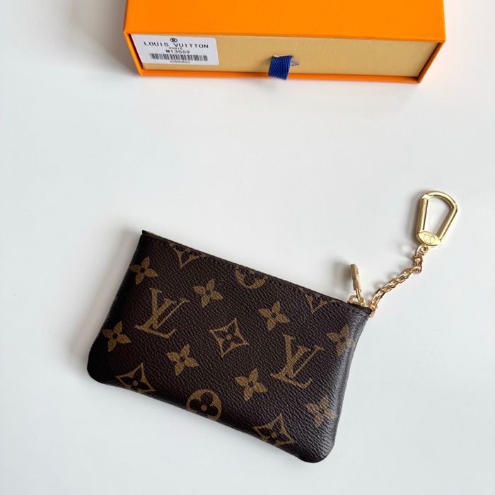 LOUIS VUITTON ポシェット クレ スモール モノグラム キャンバス レディース 15×9×1cm