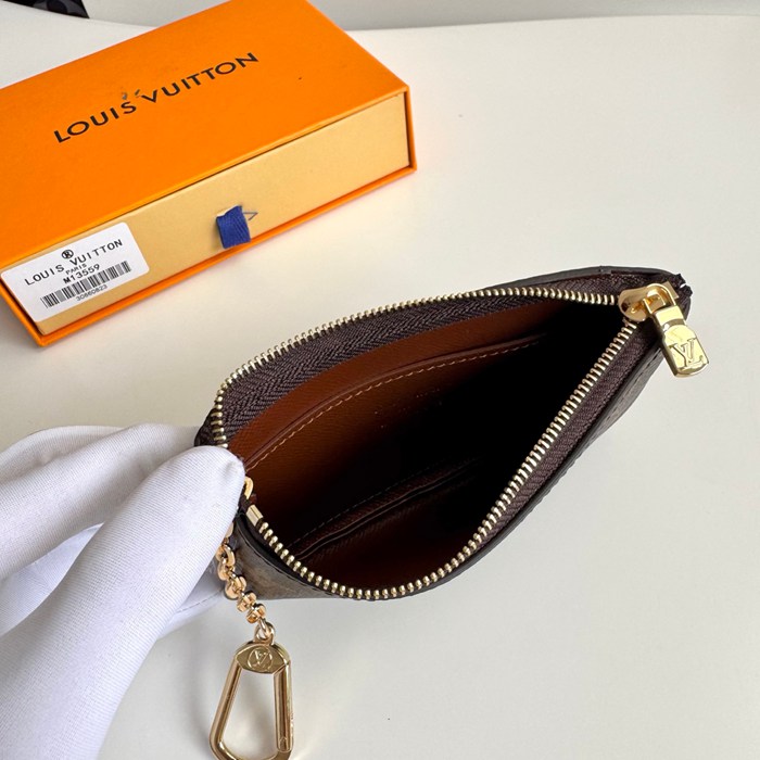 LOUIS VUITTON ポシェット クレ スモール モノグラム キャンバス レディース 15×9×1cm