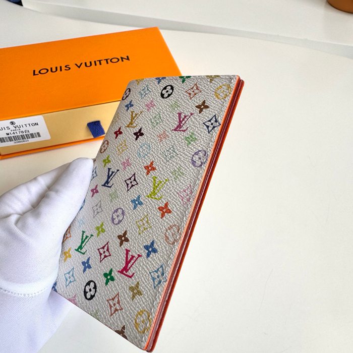 LOUIS VUITTON パスポートケース モノグラム マルチカラー レディース 14×10×2.5cm
