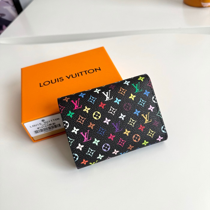 LOUIS VUITTON ヴィクトリーヌ ウォレット モノグラム マルチカラー レディース 12.5×9.5×2.5cm