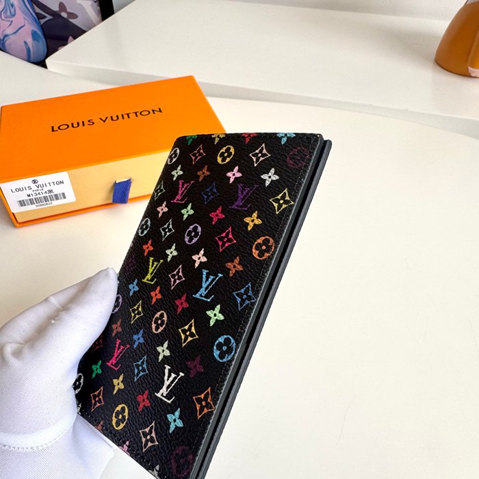 LOUIS VUITTON パスポートケース モノグラム マルチカラー レディース 14×10×2.5cm