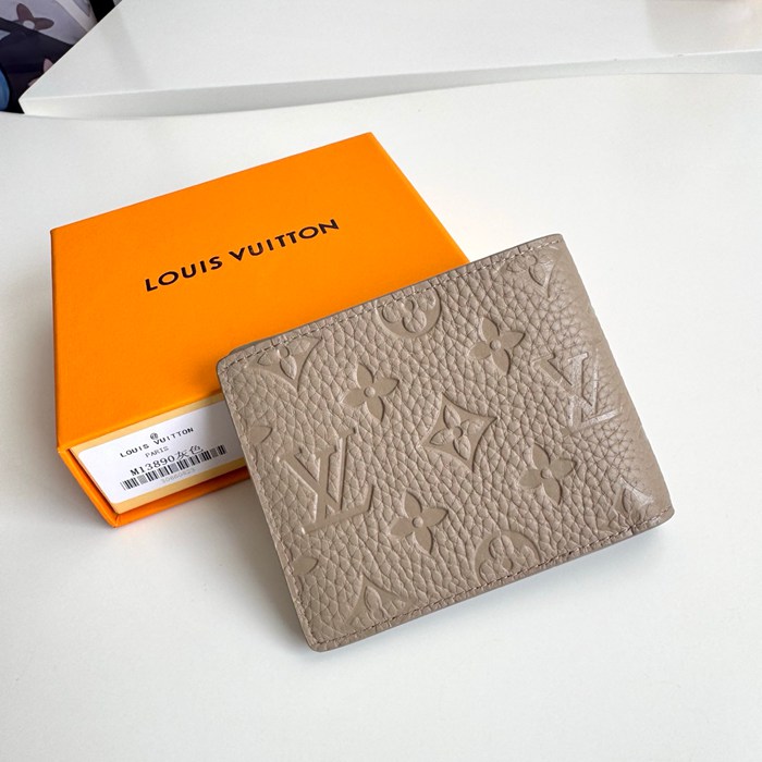 LOUIS VUITTON ミュルティプル ウォレット タオリヨンレザー メンズ 11.5×9×1.5cm