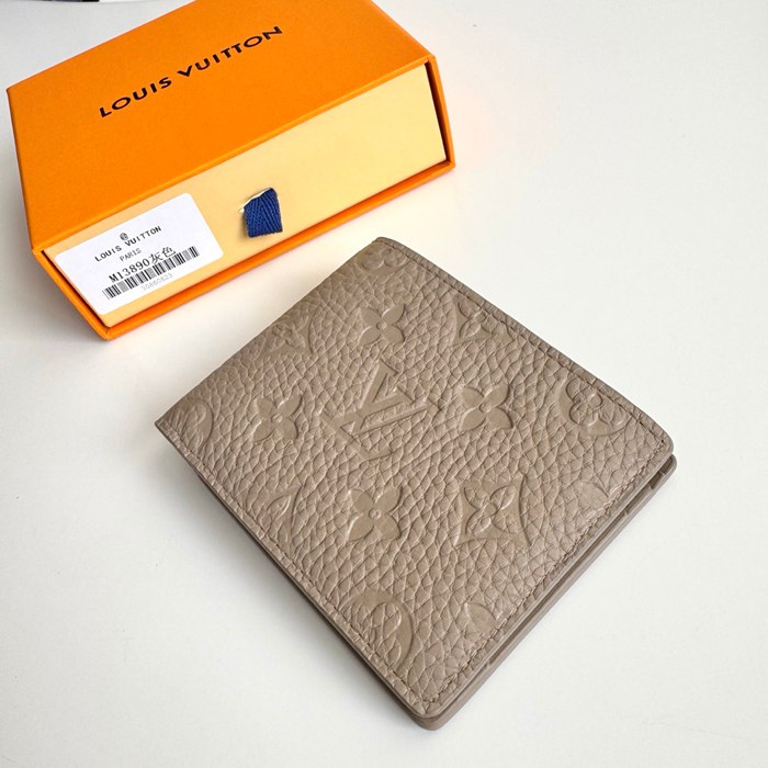 LOUIS VUITTON ミュルティプル ウォレット タオリヨンレザー メンズ 11.5×9×1.5cm