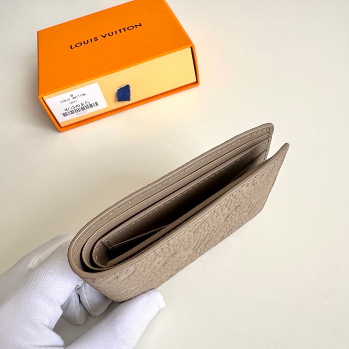 LOUIS VUITTON ミュルティプル ウォレット タオリヨンレザー メンズ 11.5×9×1.5cm