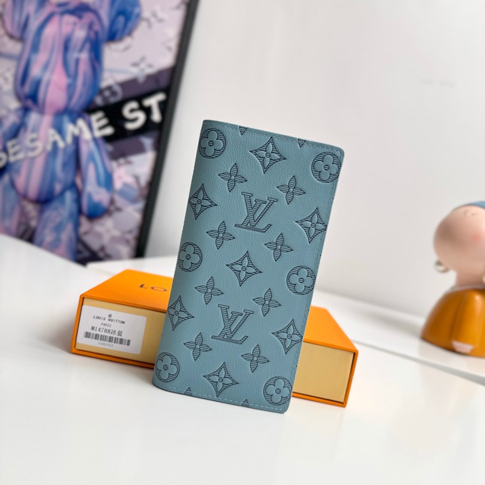 LOUIS VUITTON ブラッサ ウォレット モノグラム シャドウ レザー メンズ 19×10cm LOUIS VUITTON ブラッサ ウォレット モノグラム シャドウ レザー メンズ 19×10cm