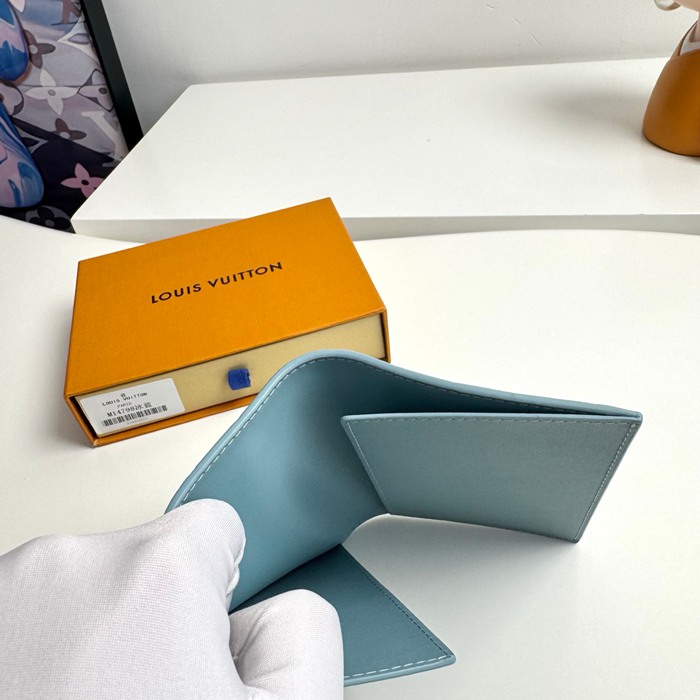 LOUIS VUITTON パスポートケース モノグラム シャドウ レザー メンズ 14×10×2.5cm