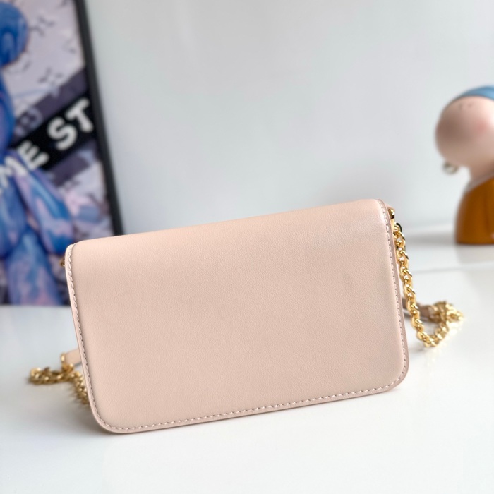 LOUIS VUITTON ウォレット オンチェーン LVブルーム レザー レディース 20×11.5×4cm