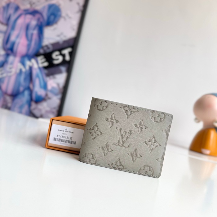 LOUIS VUITTON ミュルティプル ウォレット モノグラム シャドウ レザー メンズ 11.5×9×1.5cm LOUIS VUITTON ミュルティプル ウォレット モノグラム シャドウ レザー メンズ 11.5×9×1.5cm