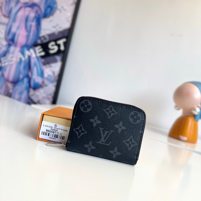 LOUIS VUITTON ジッピー コインパース モノグラム エクリプス レディース 11×8×2cm LOUIS VUITTON ジッピー コインパース モノグラム エクリプス レディース 11×8×2cm