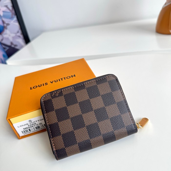 LOUIS VUITTON ジッピー コインパース ダミエ エベンヌ レディース 11×8×2cm