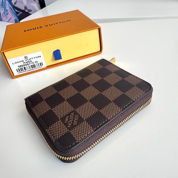LOUIS VUITTON ジッピー コインパース ダミエ エベンヌ レディース 11×8×2cm