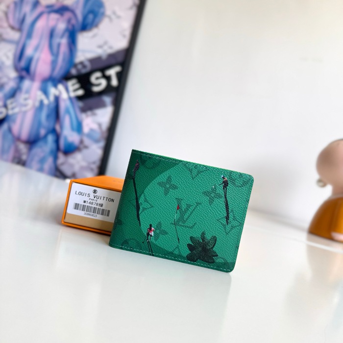 LOUIS VUITTON スレンダー ウォレット カラードモノグラム キャンバス メンズ 11×8.5×2cm LOUIS VUITTON スレンダー ウォレット カラードモノグラム キャンバス メンズ 11×8.5×2cm