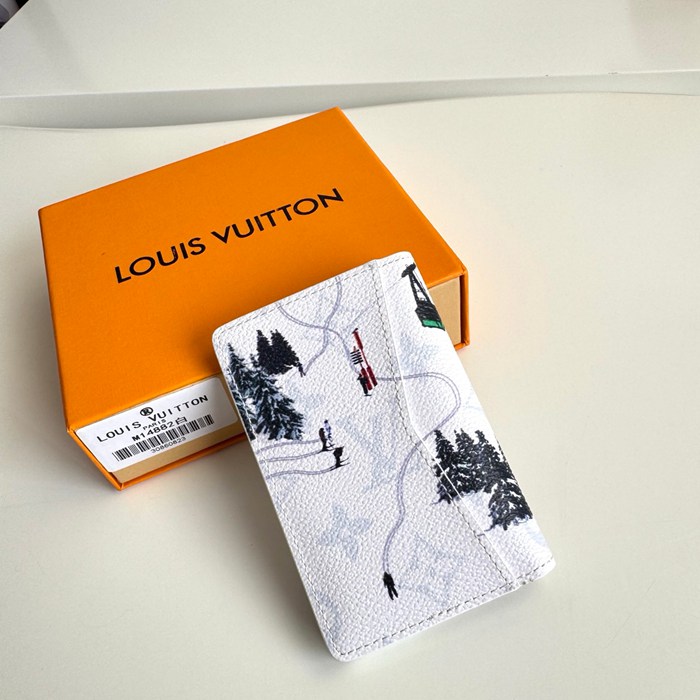 LOUIS VUITTON ポケット オーガナイザー カラードモノグラム キャンバス メンズ 11×7.5×1cm