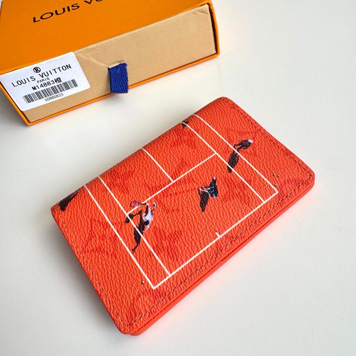 LOUIS VUITTON ポケット オーガナイザー カラードモノグラム キャンバス メンズ 11×7.5×1cm