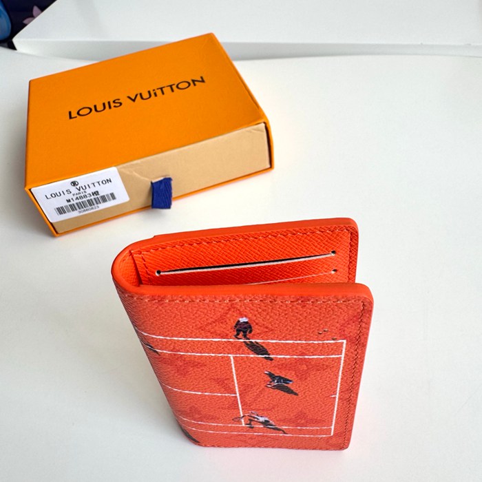 LOUIS VUITTON ポケット オーガナイザー カラードモノグラム キャンバス メンズ 11×7.5×1cm