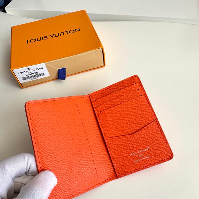 LOUIS VUITTON ポケット オーガナイザー カラードモノグラム キャンバス メンズ 11×7.5×1cm