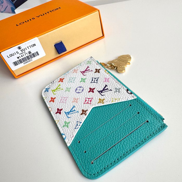 LOUIS VUITTON ロミー カードケース モノグラム アンプラント レザー レディース 12×8×0.8cm