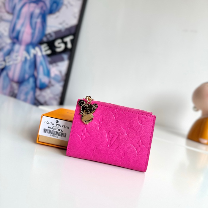 LOUIS VUITTON リサ ウォレット モノグラム アンプラント レザー レディース 11.5×9×1.5cm LOUIS VUITTON リサ ウォレット モノグラム アンプラント レザー レディース 11.5×9×1.5cm