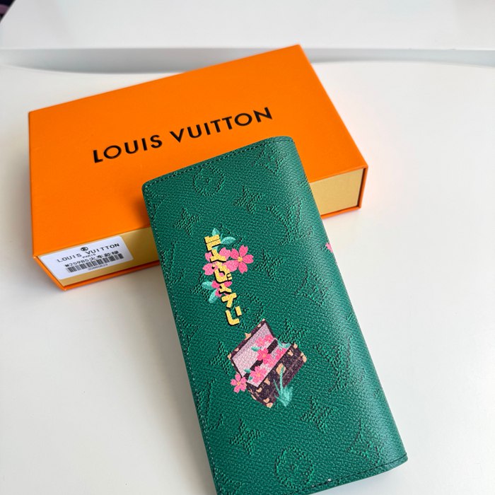 LOUIS VUITTON ブラッサ ウォレット モノグラム キャンバス メンズ 19×10×2cm