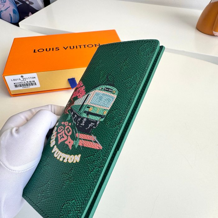 LOUIS VUITTON ブラッサ ウォレット モノグラム キャンバス メンズ 19×10×2cm