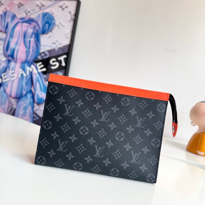 LOUIS VUITTON ポシェット ボヤージュ MM モノグラム エクリプス メンズ 27×21×6cm LOUIS VUITTON ポシェット ボヤージュ MM モノグラム エクリプス メンズ 27×21×6cm