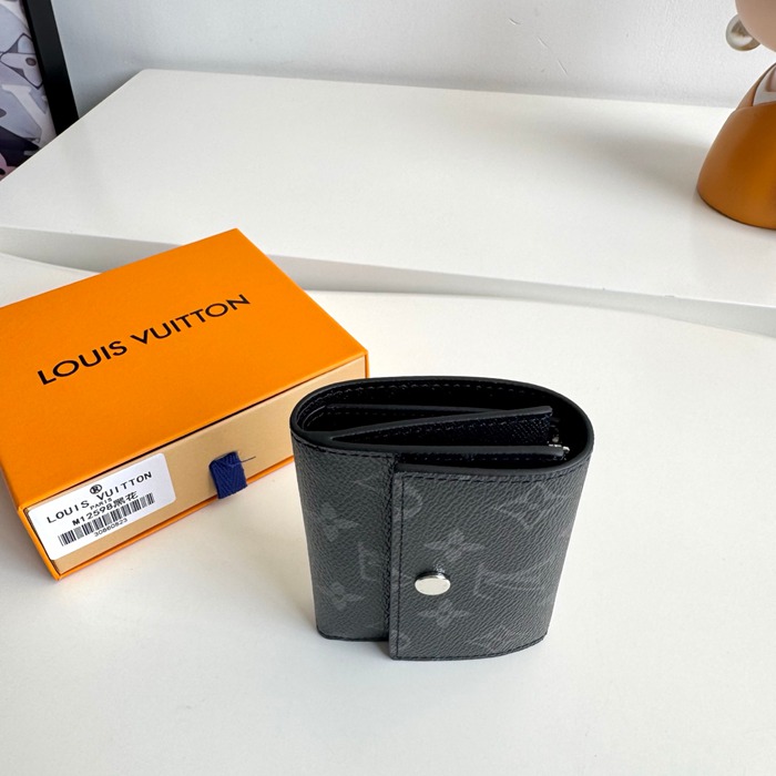 LOUIS VUITTON ヴィクトリーヌ ウォレット モノグラム エクリプス メンズ 11.5×9×2.5cm