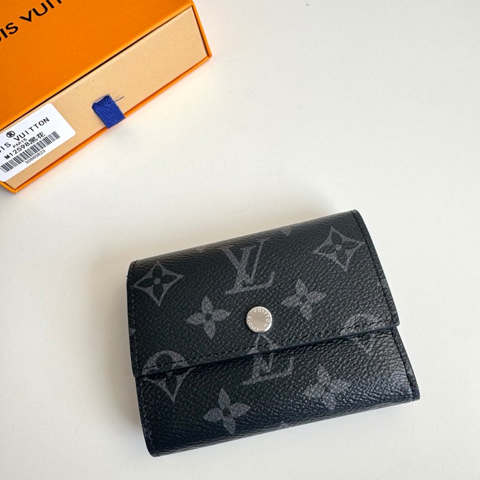 LOUIS VUITTON ヴィクトリーヌ ウォレット モノグラム エクリプス メンズ 11.5×9×2.5cm