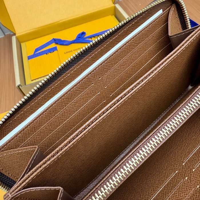 LOUIS VUITTON ジッピー ウォレット モノグラム キャンバス メンズ 19.5×10.5×2.5cm