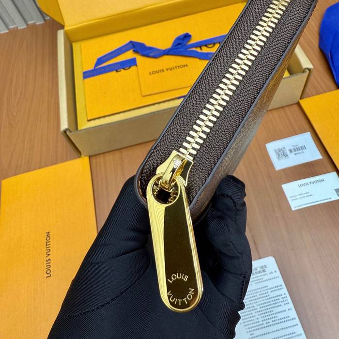 LOUIS VUITTON ジッピー ウォレット モノグラム キャンバス メンズ 19.5×10.5×2.5cm