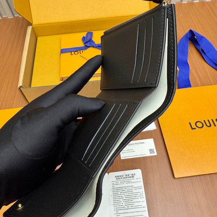 LOUIS VUITTON ヴィクトリーヌ ウォレット モノグラム キャンバス メンズ 12×9.5×2.5cm