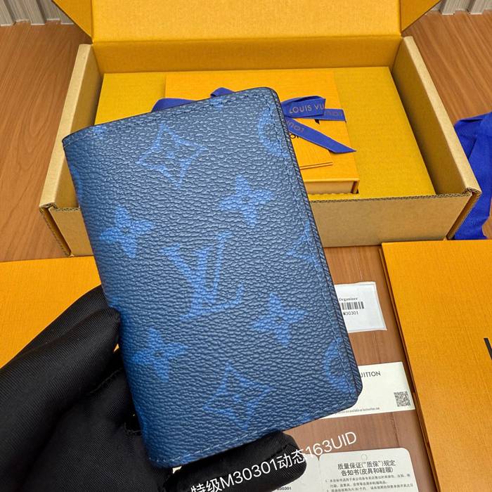 LOUIS VUITTON ポケット オーガナイザー モノグラム キャンバス メンズ 8×11×1cm