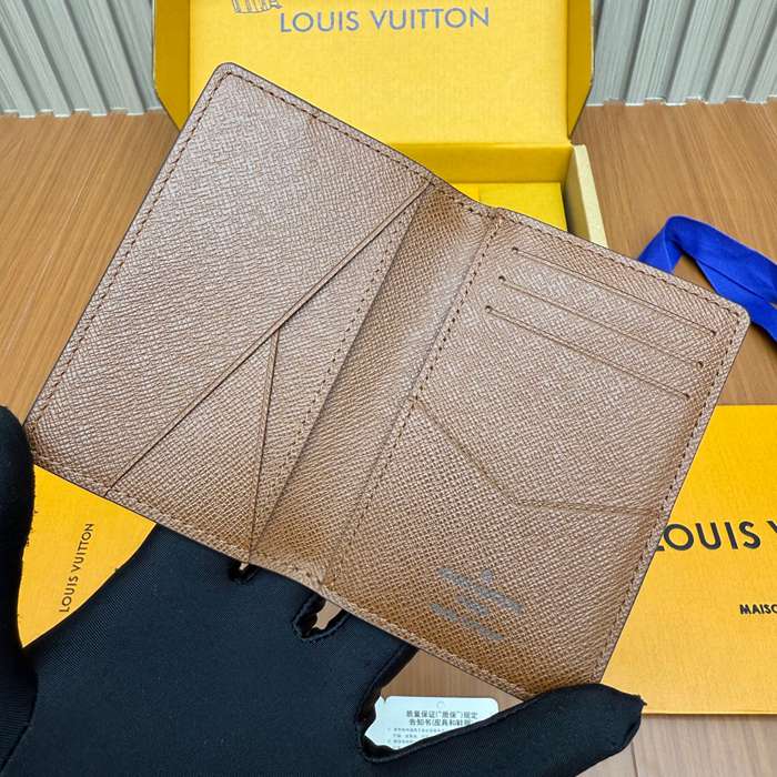 LOUIS VUITTON ポケット オーガナイザー モノグラム キャンバス メンズ 8×11×1cm