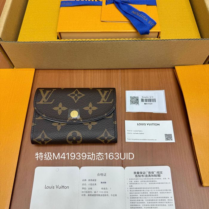 LOUIS VUITTON ロザリー コインパース モノグラム キャンバス メンズ 11×8×2.5cm LOUIS VUITTON ロザリー コインパース モノグラム キャンバス メンズ 11×8×2.5cm