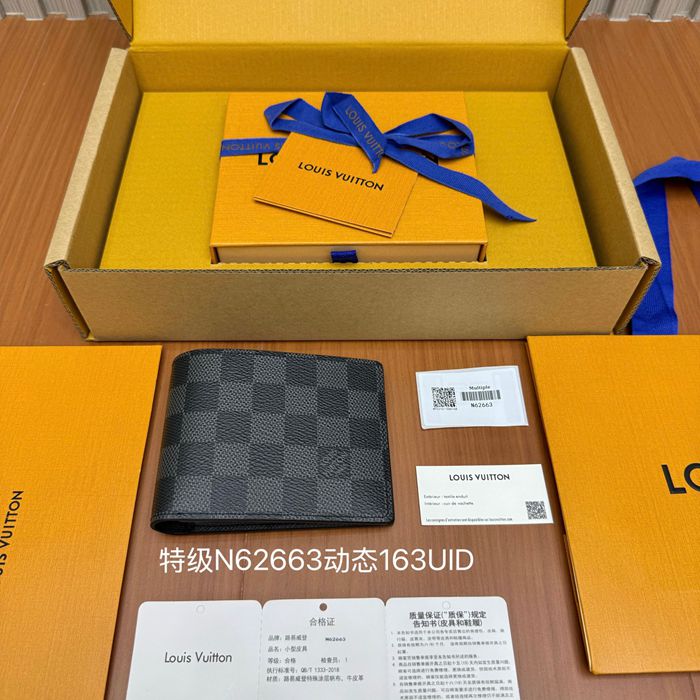LOUIS VUITTON ミュルティプル ウォレット モノグラム キャンバス メンズ 11.5×9×1.5cm LOUIS VUITTON ミュルティプル ウォレット モノグラム キャンバス メンズ 11.5×9×1.5cm
